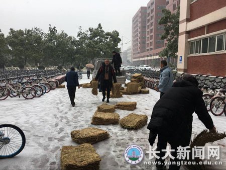 長(zhǎng)江大學(xué)后勤集團(tuán)多措并舉積極應(yīng)對(duì)雨雪天氣